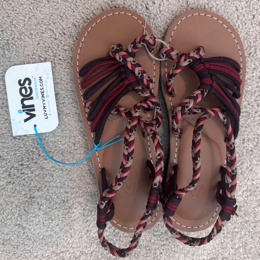 🆕 Vines Islandwear Sandals SZ 6 - Picture 2 of 7